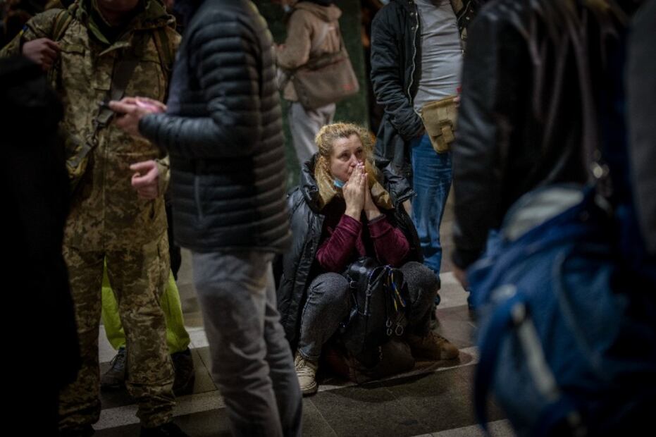10 tristes y trágicas fotos del primer ataque de Rusia a Ucrania