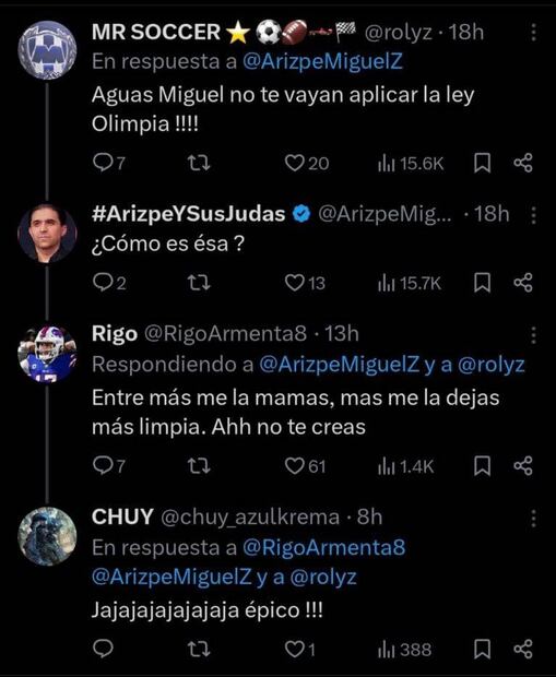 Así fue como alburearon a Miguel Arizpe tras la publicación de la esposa de Lalo Trelles. Foto: Especial
