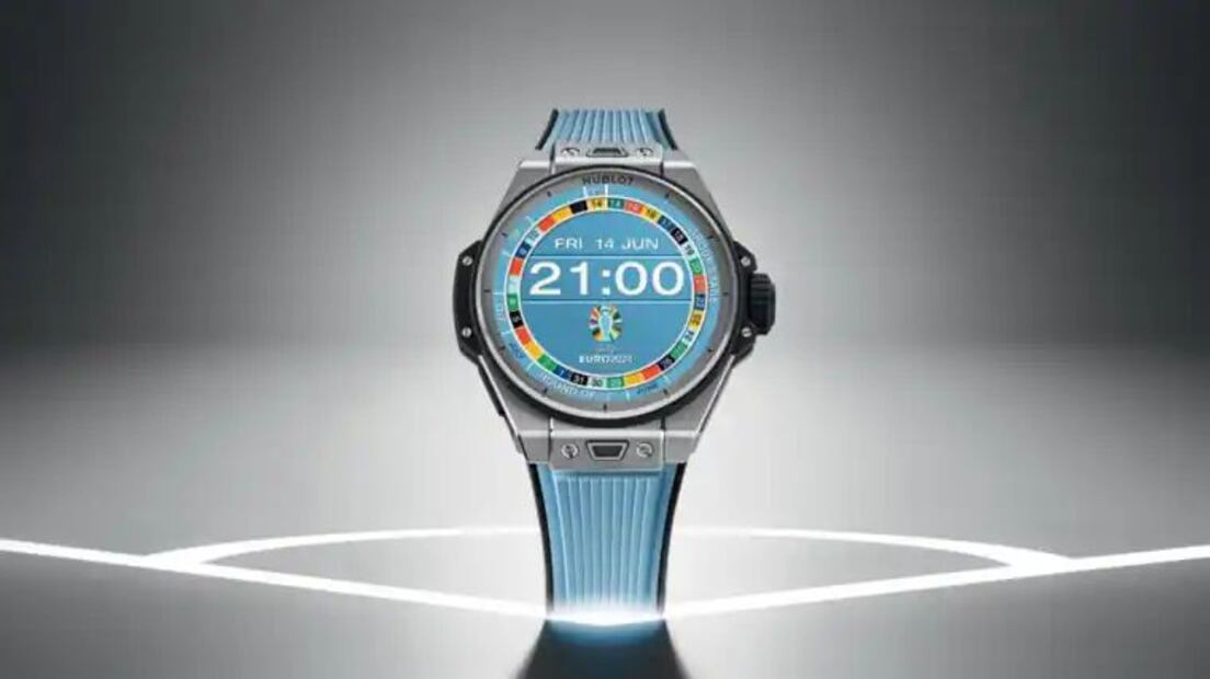Este es el espectacular nuevo reloj de Mbappé. Fuente: Hublot.