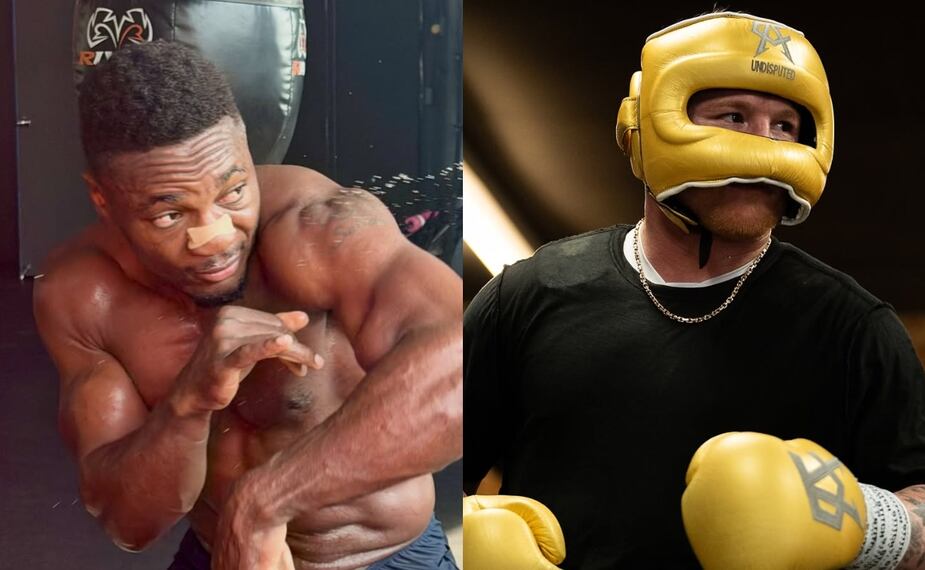El boxeador francés lanzó un fuerte dardo hacia el mexicano / Foto: Especial