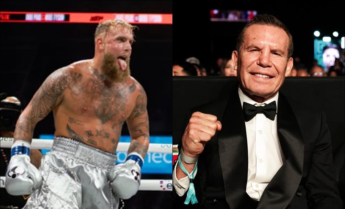 Jake Paul y Julio César Chávez. FOTOS: Especiales