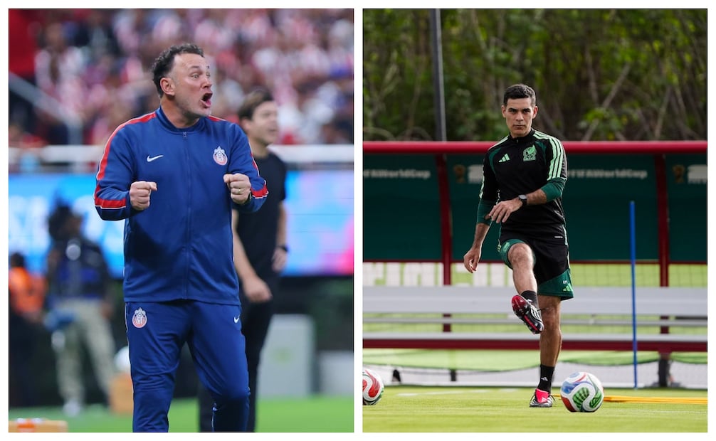 El técnico de Guadalajara le extiende su mano a Rafael Márquez en su nueva etapa como Seleccionador Nacional / Foto: Imago7