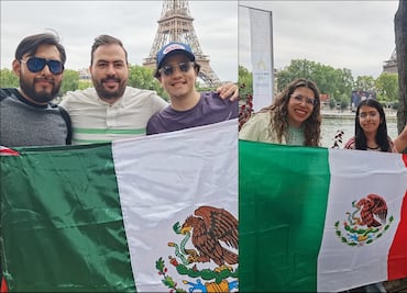 Aficionados mexicanos disfrutan los momentos previos a la inauguración de los Juegos Olímpicos
