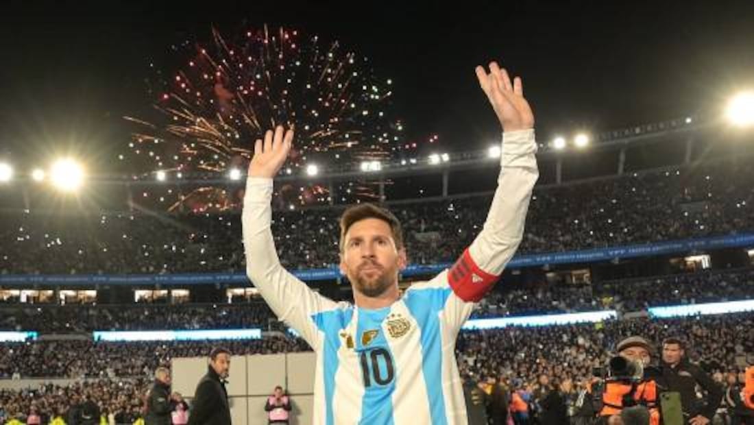 Lionel Messi jugó su último partido como seleccionado de Argentina en su país. Foto: Especial