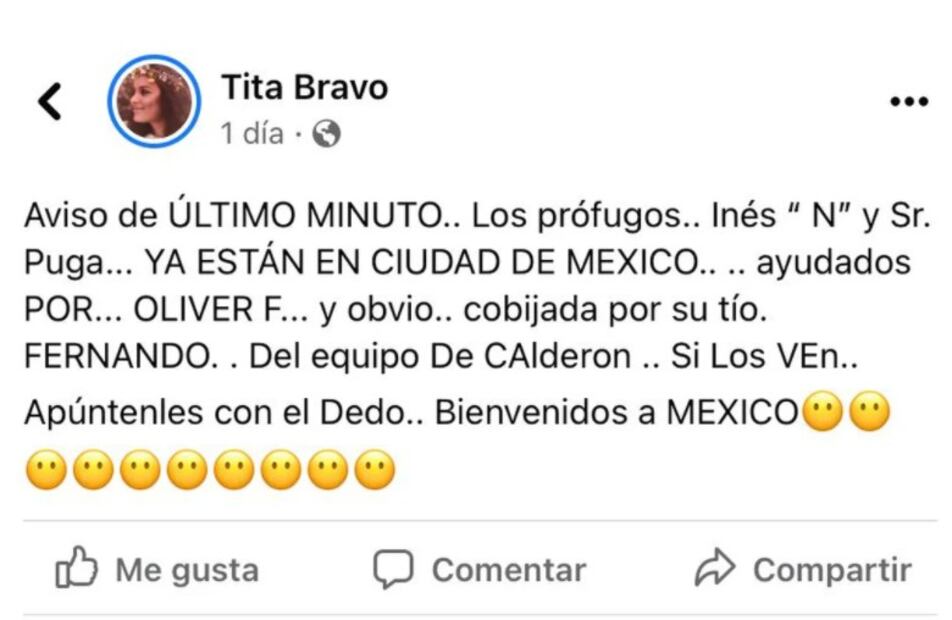 10 memes de Inés Gómez Mont y su regreso a la CDMX como fugitiva