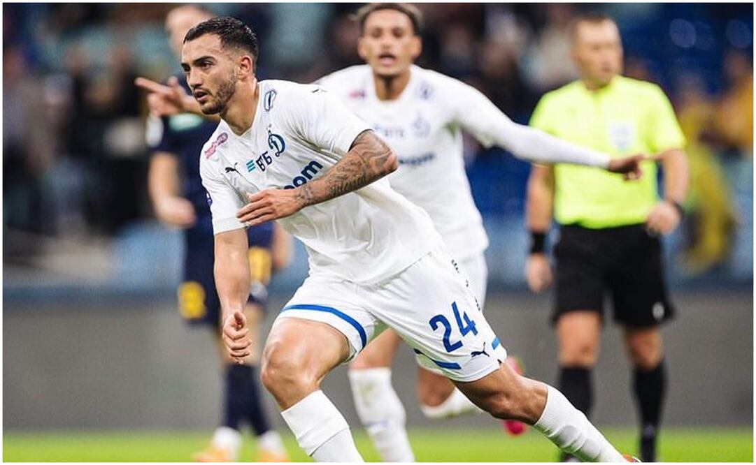 Luis Chávez marcó su primer gol con el Dinamo Moscú - Especial