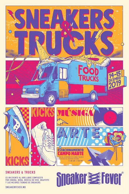 ¡Sólo para amantes de los tenis! Llega la 3a edición de Sneaker & Trucks