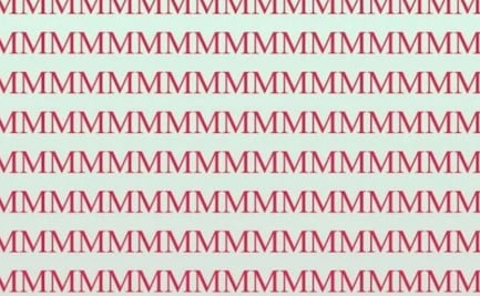 Solo una mente muy brillante puede encontrar la letra N en solo 5 segundos