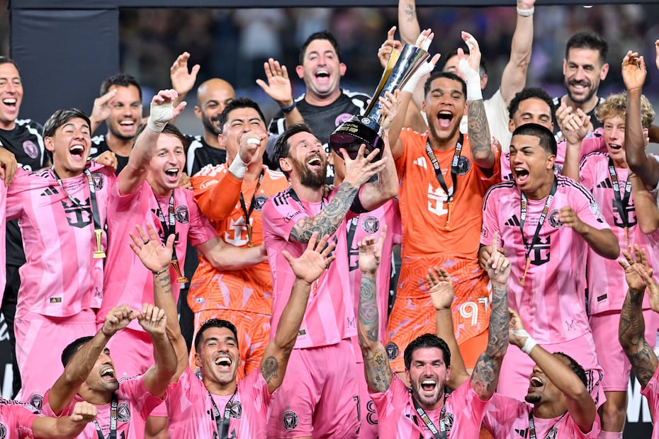Celebración del Inter Miami tras conseguir la Campeones Cup ante Cruz Azul / Foto: Imago7