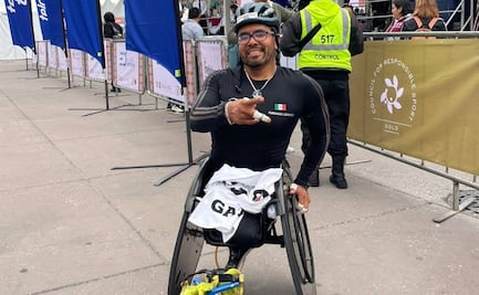 Maratón CDMX 2024: Fernando Sánchez gana la edición XLI en silla de ruedas varonil