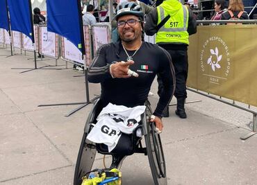 Maratón CDMX 2024: Fernando Sánchez gana la edición XLI en silla de ruedas varonil