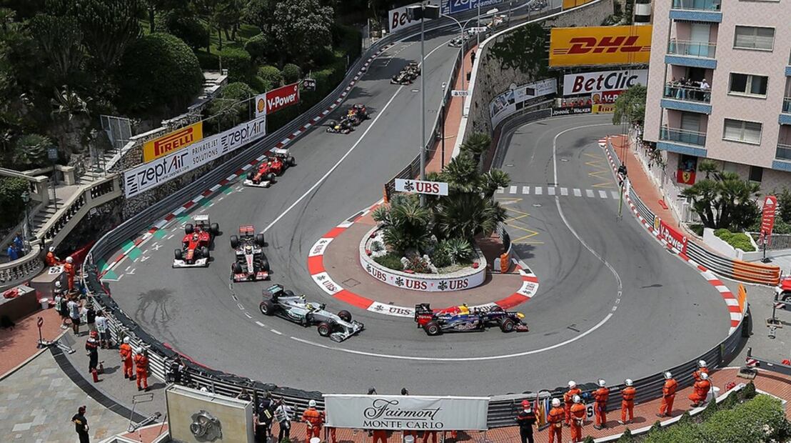 Así luce la curva Loews en el circuito callejero de Mónaco. FOTO: Especial