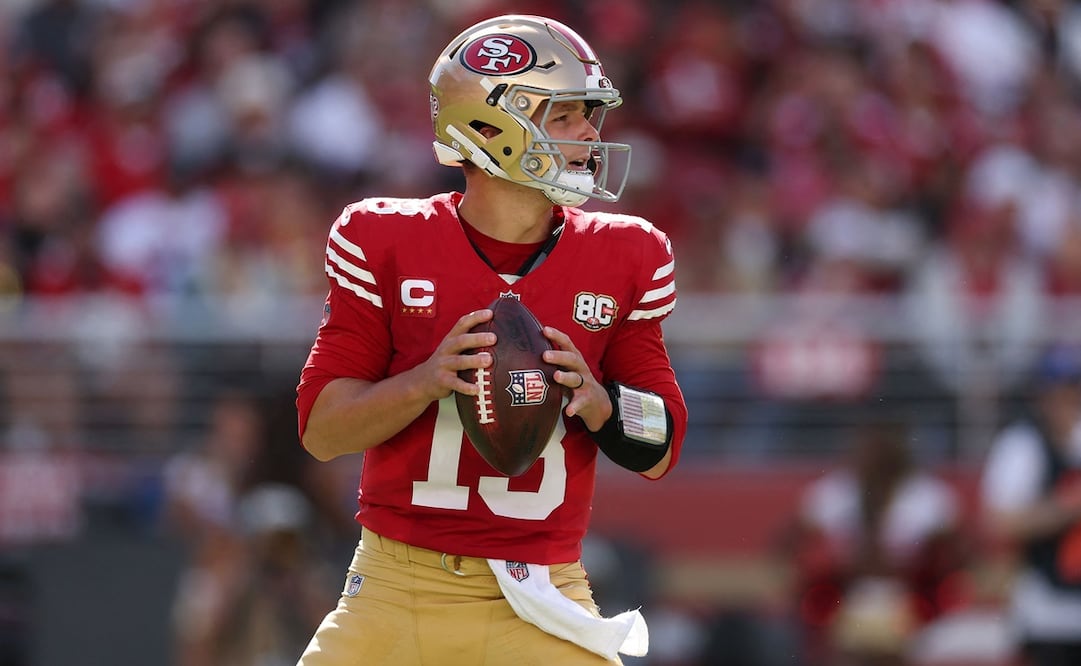 Brock Purdy con los San Francisco 49ers - Foto: AFP