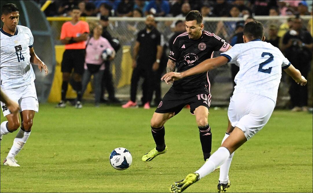 Lionel Messi e Inter Miami no pasaron de la igualdad ante la Selección de El Salvador en el Cuscatlán / FOTO: EFE