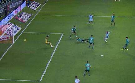 Rodrigo Huecas aumenta la ventaja de Cruz Azul con un gran gol ante el León