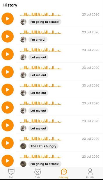 MeowTalk, la app que traduce los maullidos de tu gato