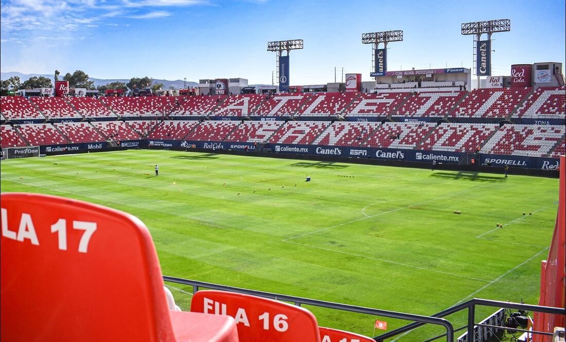 El estadio Alfonso Lastras recibirá el juego Atlético San Luis vs Toluca este viernes 19 de abril. FOTO: Imago7