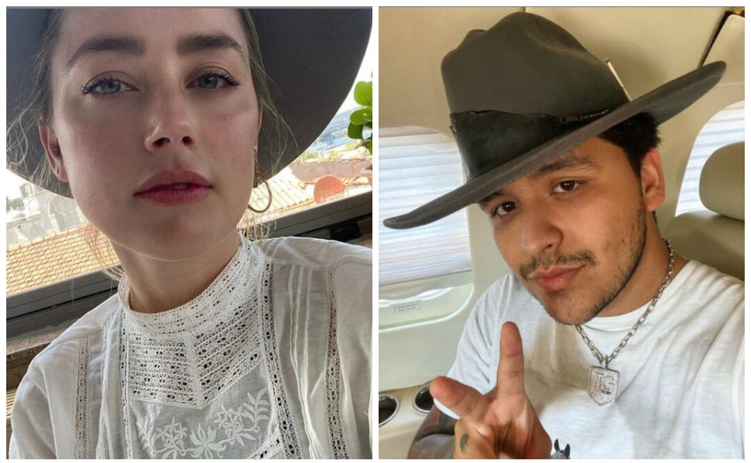 Fotos: Instagram @nodal/@amberheard