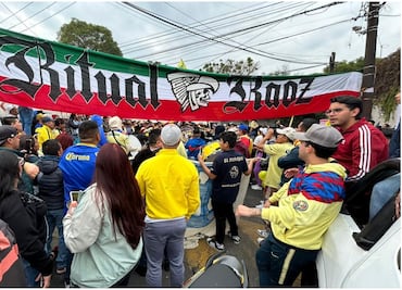 Color: Afición del América llenó de color la despedida rumbo a la Final de Ida ante Tigres