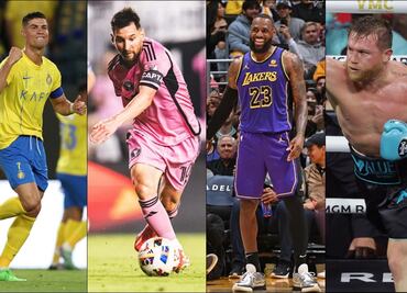 El boxeador Saúl Álvarez queda fuera del Top 10 de los deportistas mejor pagados del 2024