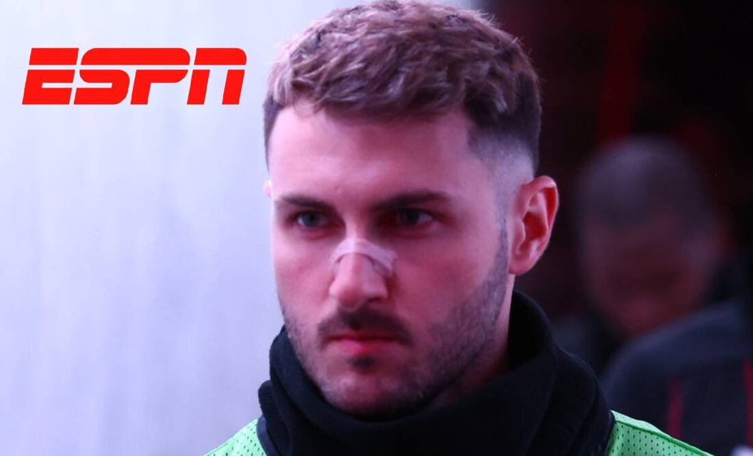 De manera inesperada, la cadena que transmite los juegos de la Serie A en México le hizo burla a Santi. Foto: Especial.