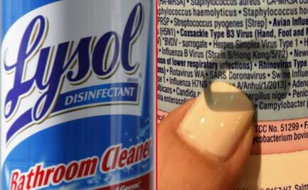 ¿Los desinfectantes domésticos protegen contra el nuevo coronavirus?