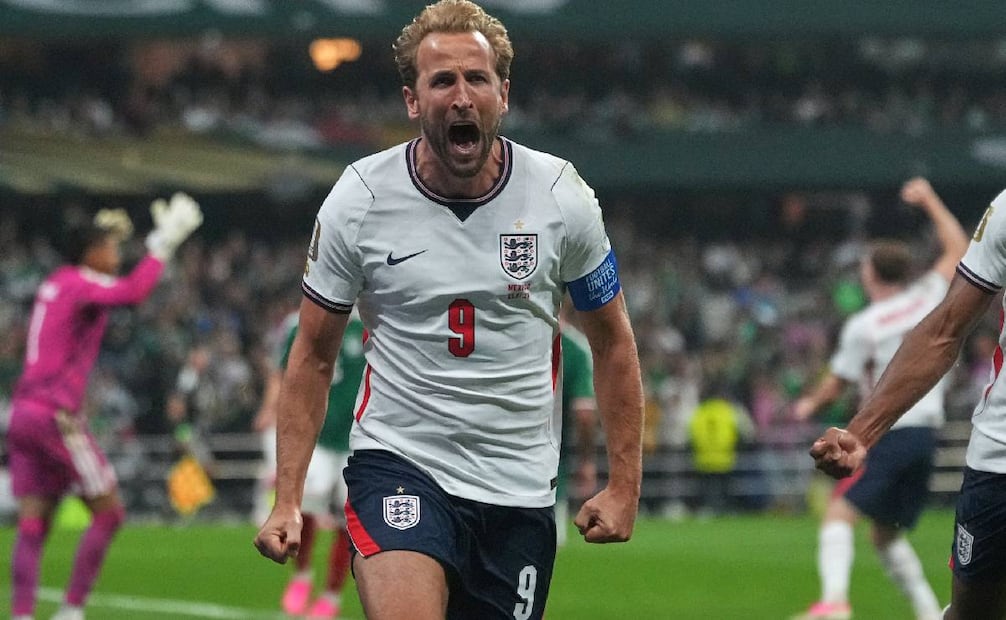 Harry Kane festeja su gol contra México / Foto: AP