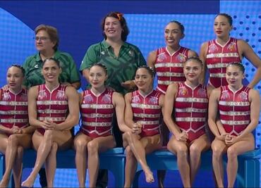 Un error en rutina libre deja al equipo mexicano de natación artística en el octavo sitio