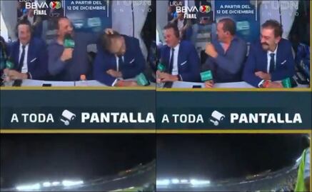 VIDEO: Cuauhtémoc Blanco se vuelve loco en plena transmisión al festejar gol del América ante Cruz Azul