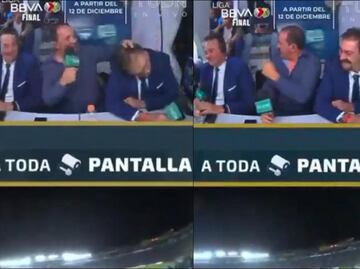 VIDEO: Cuauhtémoc Blanco se vuelve loco en plena transmisión al festejar gol del América ante Cruz Azul