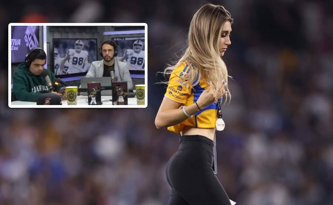 Tatiana Flores fue insultada en un programa regio por un aficionado de Tigres. Foto: Especial / @9tatianaflores