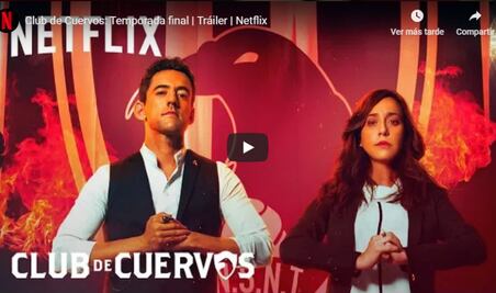 Aquí el nuevo trailer de Club de Cuervos temporada 4 