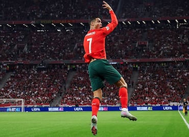 Cristiano Ronaldo empató al 'Pescadito' Ruiz como máximos anotadores en eliminatorias