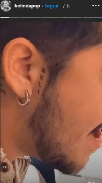 Los tatuajes que Christian Nodal se hizo por amor a Belinda