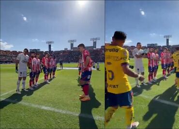 El increíble gesto de Rodolfo Cota al hacer el pasillo al América previo al juego vs San Luis
