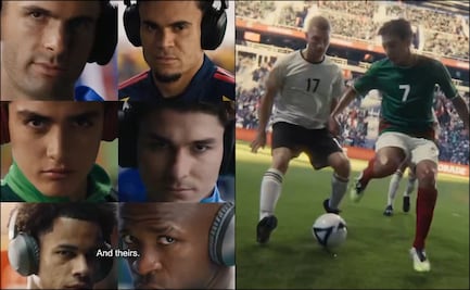 Gilberto Mora se roza con grandes estrellas del futbol mundial en comercial internacional