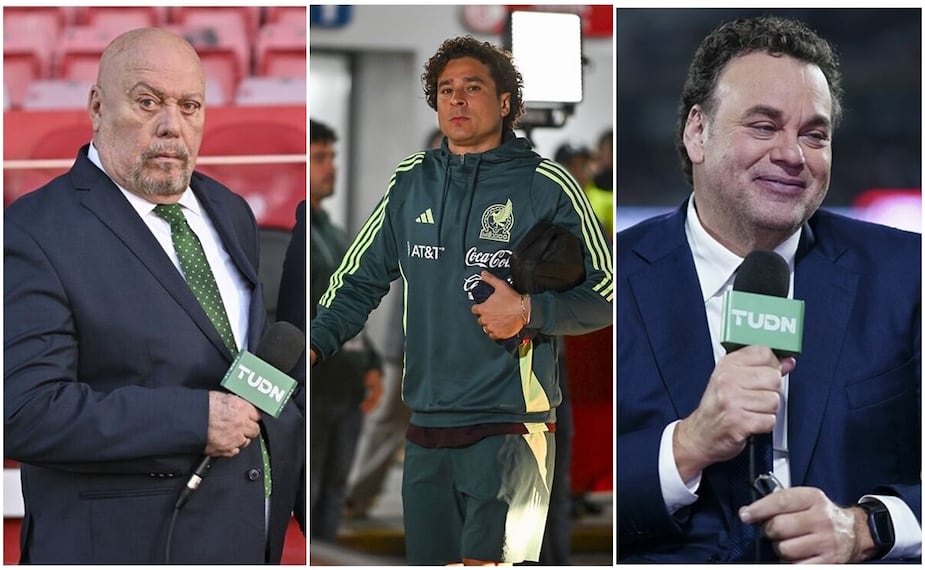 'Perro' Bermúdez, Ochoa y Faitelson Foto: Imago7