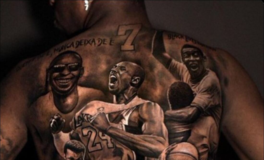 Vinicius Jr cometió un grave error en uno de sus tatuajes / Foto: Especiales