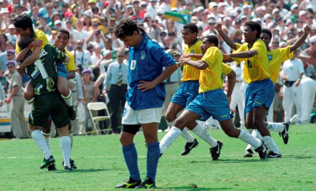 Roberto Baggio falló el penalti en la final del Mundo en Estados Unidos 1994. Foto: Especiales