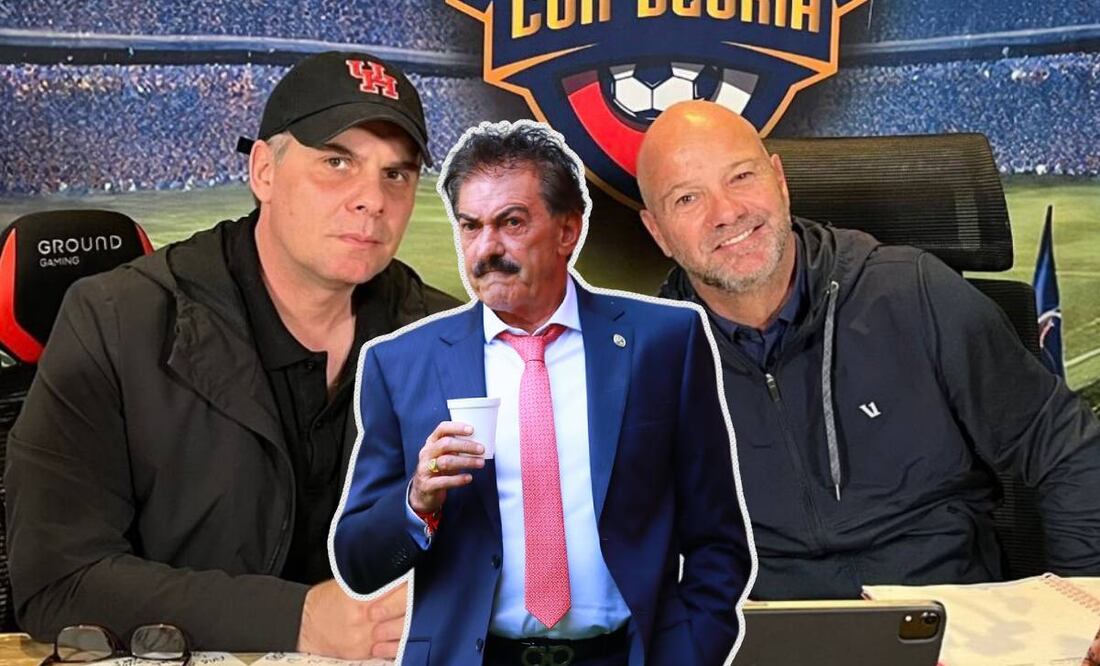 La Volpe insulta a Martinoli a Luis García por sus transmisiones de la Copa Oro en YouTube Foto: Imago7