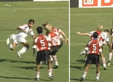 Jorge Campos y la espectacular jugada que hizo como delantero del LA Galaxy