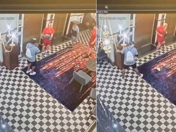 Canelo Angulo rompió el silencio por el jarrón de 12 mil dólares que destruyó junto con otro jugador de Toluca