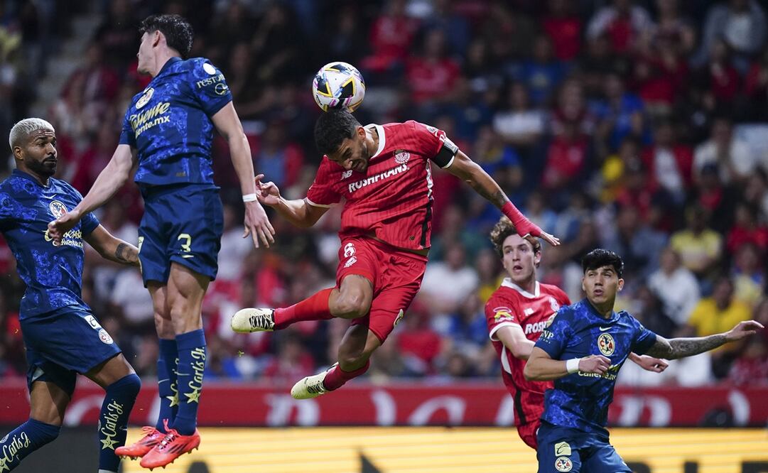 América y Toluca durante la Jornada 17 del Apertura 2024 - Foto: Imago7