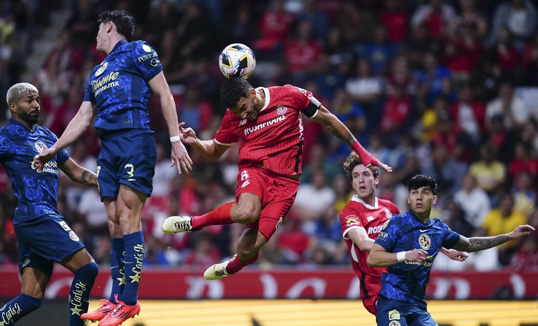 América y Toluca durante la Jornada 17 del Apertura 2024 - Foto: Imago7