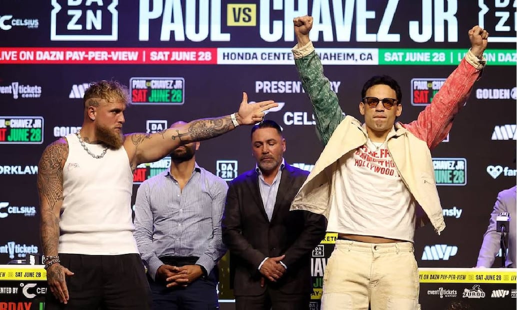 Julio César Chávez Jr. se burla de la carrera de Jake Paul como boxeador / Foto: Golden Boy en Instagram
