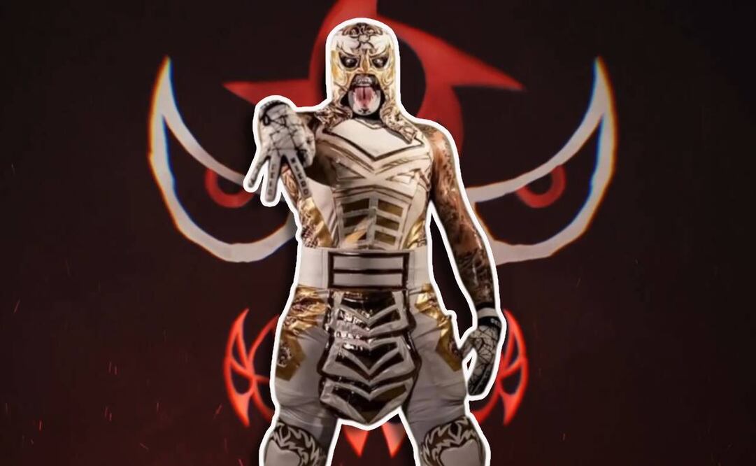 El antifaz de la máscara de Penta Zero Miedo fue mostrada en un video de la WWE. FOTOS: @penta_zero_miedo / @wweespanol