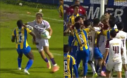 Reboceros y Petroleros protagonizan tremenda batalla campal en la Liga Premier