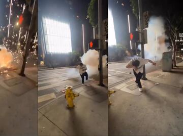 Aficionado de Dodgers perdió una mano tras estallarle cohetón en festejo por ganar la Serie Mundial