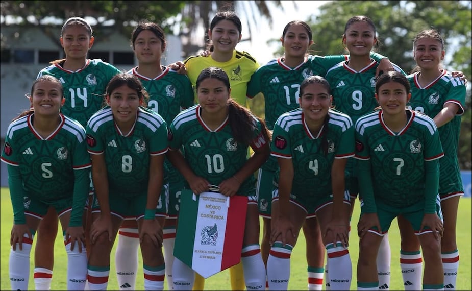 México Sub 17 Femenil sella su boleto a Marruecos 2026 con paso perfecto. FOTO:  @miseleccionfem