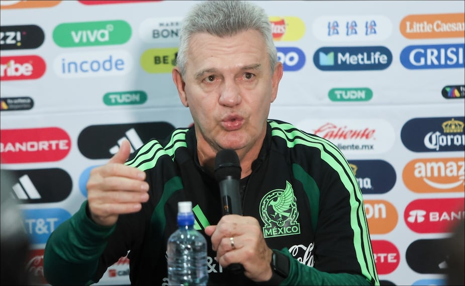 Javier Aguirre, durante la conferencia de prensa previa al duelo amistoso ante Bolivia. FOTO: EFE